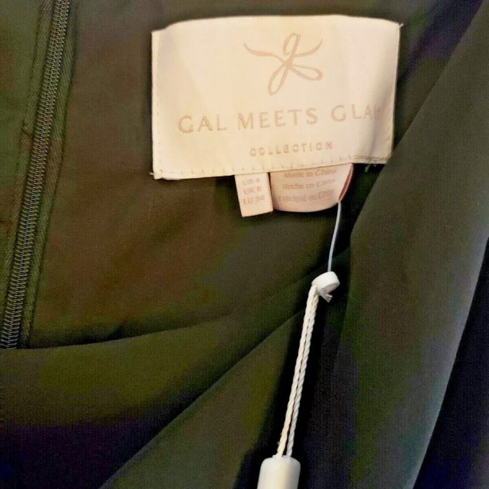 Gal Meets Glam Mara Cowl Neck Dress NWT size 4 - Picture 10 of 11